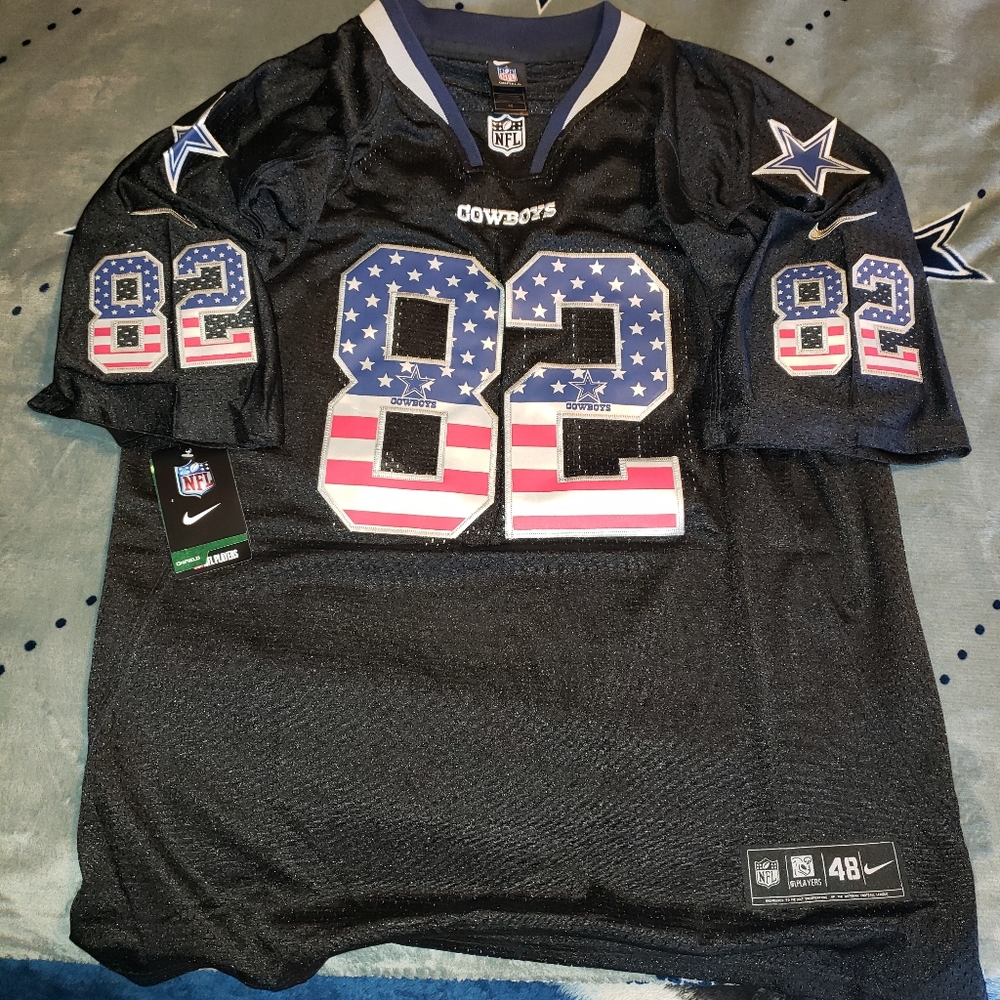 JASON WITTEN DALLAS COWBOYS CAPTAIN AMERICA NIKE JERSEY SIZE 48